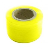 Yellow Bundling Stretch Film 3" x 1000' - 80 Gauge, 3" Core