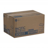 GP Pro 20603 Pacific Blue Basic C-Fold Paper Towels - White, 2400ct