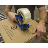 Shurtape HP235 2mil Hot Melt Carton Sealing Tape for Recycled Cartons 3” x 110yd, Clear