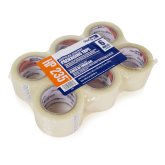 Shurtape HP235 2mil Hot Melt Carton Sealing Tape for Recycled Cartons 3” x 110yd, Clear