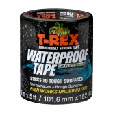 T-Rex 285987 30 mil Black Waterproof Tape -  4 inch x 5 feet, 6 per Case