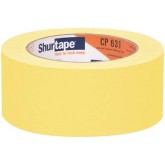 Shurtape CP 631 General Purpose Grade Yellow Masking Tape - 2" x 60 yards