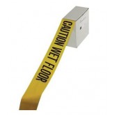 Caution Wet Floor Barrier Tape - 3 inch x 1000 feet, Yellow/Black