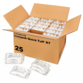 Instapak Quick Tuff 18" x 16" Room Temperature Expandable #25 Foam Bags - 30 Count