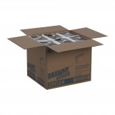 GP Pro 25024 Brawny Professional H700 Heavy Duty 1/4 Fold Shop Cleaning Towels - White