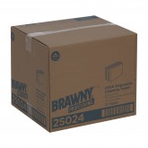 GP Pro 25024 Brawny Professional H700 Heavy Duty 1/4 Fold Shop Cleaning Towels - White