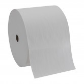 GP Pro 25060 Brawny Professional H700 Disposable Medium Weight Shop Cleaning Towels - Perforated Roll, White