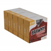 GP Pro 25070 Brawny Professional H700 Heavy Duty Shop Cleaning Towels - White, Tall Dispenser Box