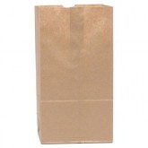 Brown #16 Paper Grocery Bag, 7.75" x 4.81" x 16" - 500 Count