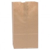 Brown #5 Heavy Duty Paper Grocery Bag, 5.25" x 3.44" x 10.94" - 500 Count