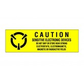 0.625" x 2" Yellow "Sensitive Electronic Devices - DO NOT SHIP" Labels