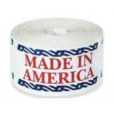 3" x 5" Red White Blue "Made in America" Labels