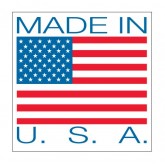 4" x 4" Red White Blue "Made in U.S.A." Labels