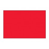 2" x 3" Fluorescent Red Blank Rectangle Inventory Labels