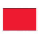 2" x 3" Fluorescent Red Blank Rectangle Inventory Labels