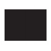 3" x 4" Black Blank Rectangle Inventory Labels