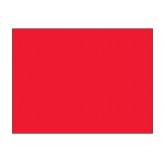 3" x 4" Fluorescent Red Blank Rectangle Inventory Labels