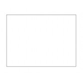 3" x 4" White Blank Rectangle Inventory Labels