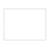 3" x 4" White Blank Rectangle Inventory Labels