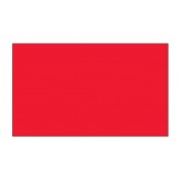3" x 5" Fluorescent Red Blank Rectangle Inventory Labels