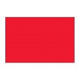 3" x 6" Fluorescent Red Blank Rectangle Inventory Labels