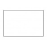 3" x 6" White Blank Rectangle Inventory Labels