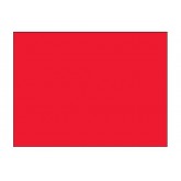 4" x 4" Fluorescent Red Blank Rectangle Inventory Labels