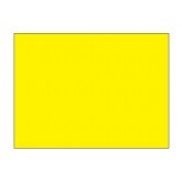 4" x 4" Fluorescent Yellow Blank Rectangle Inventory Labels