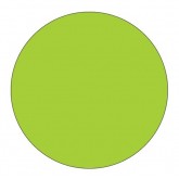 0.5" Circle Fluorescent Green Blank Circle Inventory Labels