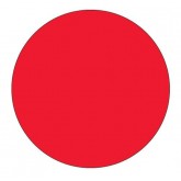 0.5" Circle Fluorescent Red Blank Circle Inventory Labels