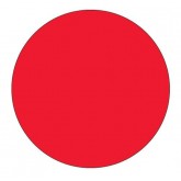 0.5" Circle Fluorescent Red Blank Circle Inventory Labels
