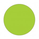 0.75" Circle Fluorescent Green Blank Circle Inventory Labels