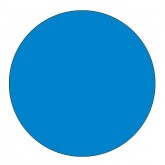 0.75" Circle Light Blue Blank Circle Inventory Labels