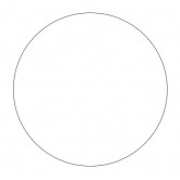 0.75" Circle White Blank Circle Inventory Labels