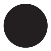 1" Circle Black Blank Circle Inventory Labels