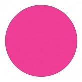 1" Circle Fluorescent Pink Blank Circle Inventory Labels