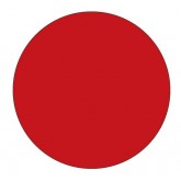 1.5" Circle Red Blank Circle Inventory Labels