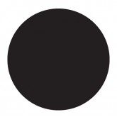 2" Circle Black Blank Circle Inventory Labels