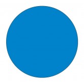 2" Circle Light Blue Blank Circle Inventory Labels