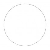 2" Circle White Blank Circle Inventory Labels