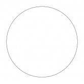2" Circle White Blank Circle Inventory Labels