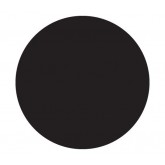 3" Circle Black Blank Circle Inventory Labels