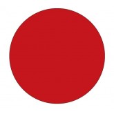 3" Circle Red Blank Circle Inventory Labels