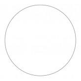 3" Circle White Blank Circle Inventory Labels