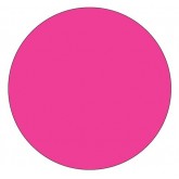 4" Circle Fluorescent Pink Blank Circle Inventory Labels