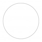 4" Circle White Blank Circle Inventory Labels
