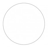 2" Circle White Removable Labels