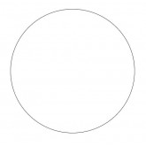0.75" Circle White Removable Labels