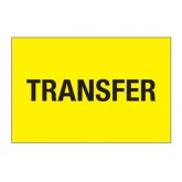 2" x 3" Fluorescent Yellow "Transfer" Labels