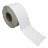 4" x 6.5" White Thermal Transfer Labels Perforated - 930 per Roll